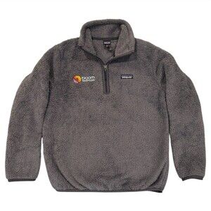 Patagonia Women's Los Gatos Soft Sherpa Fleece 1/4 Zip Pullover Gray Size XS